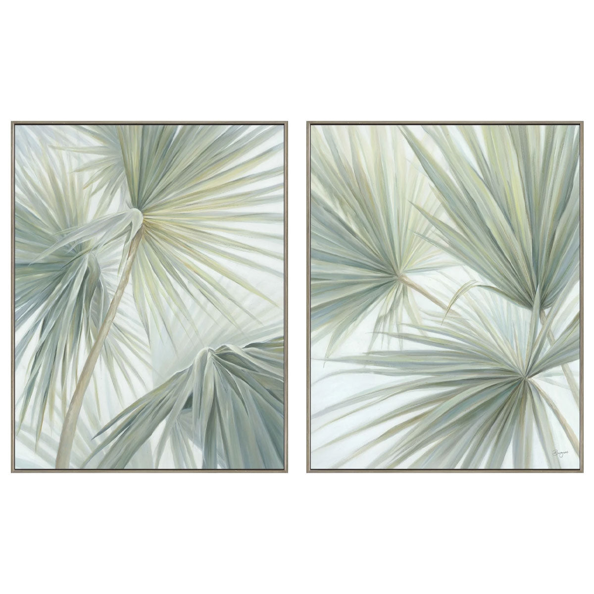 S/2 PALM PRINTS