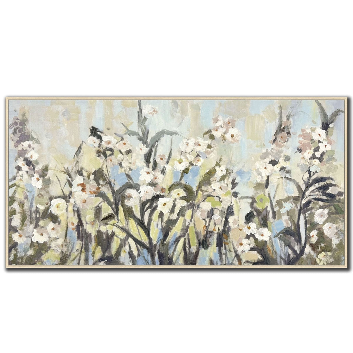 DANCING DAISIES FRAMED ART