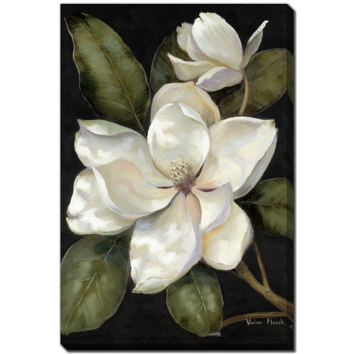 ELEGANT MAGNOLIA I CANVAS ART