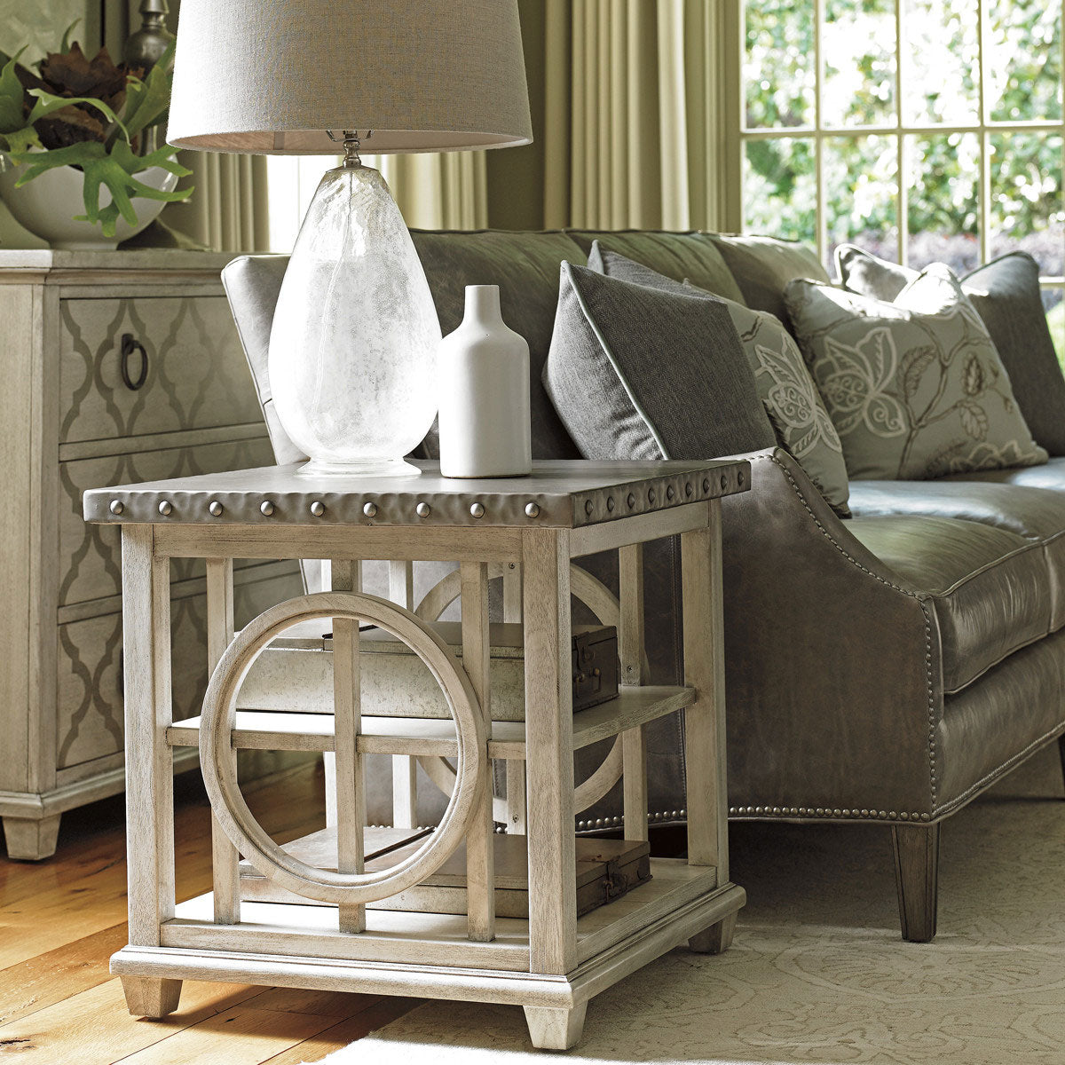 LEWISTON SQUARE LAMP TABLE