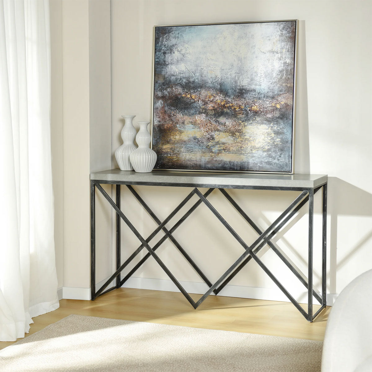 ZIGZAG CONSOLE TABLE