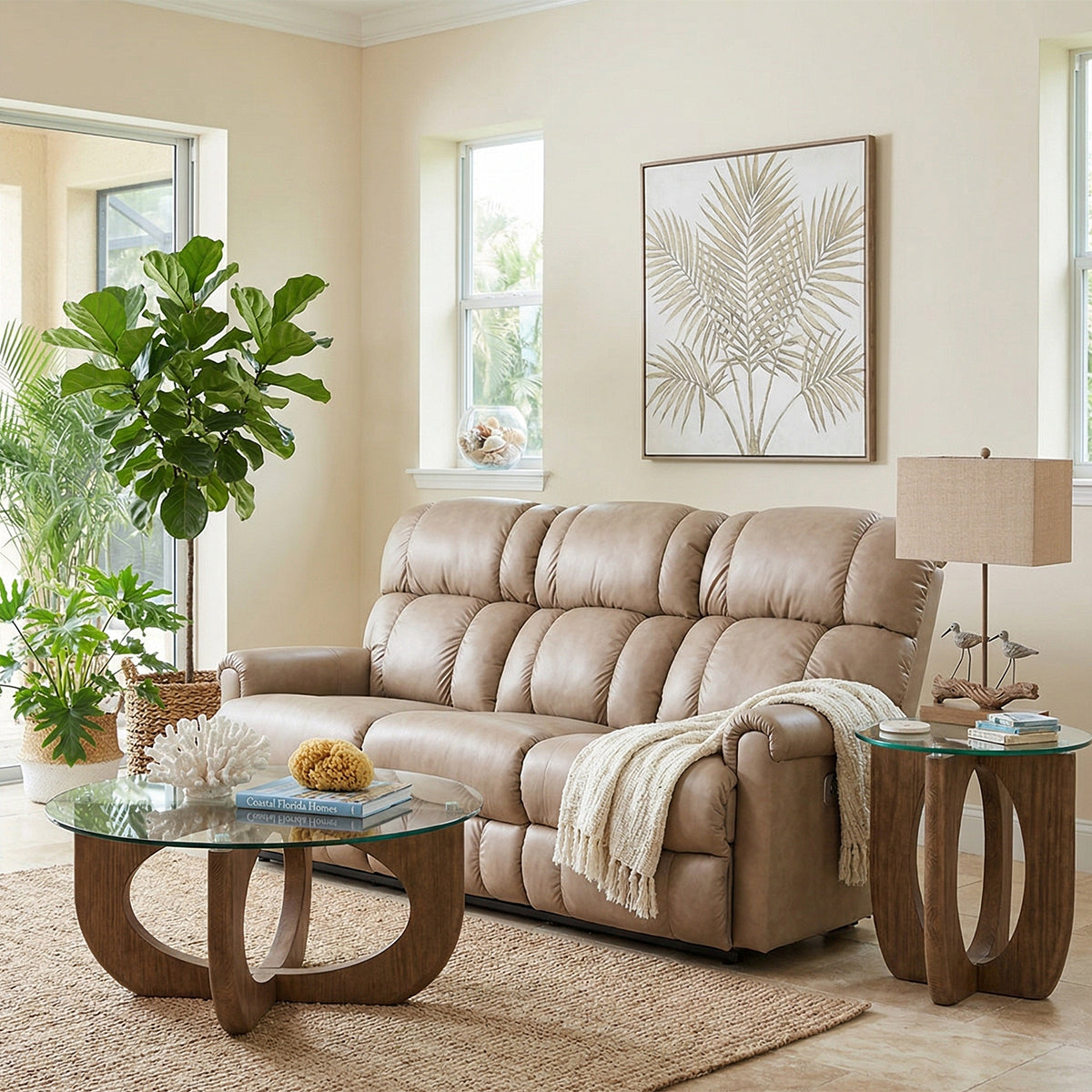 PINNACLE WALL SOFA W/PHR/LUM