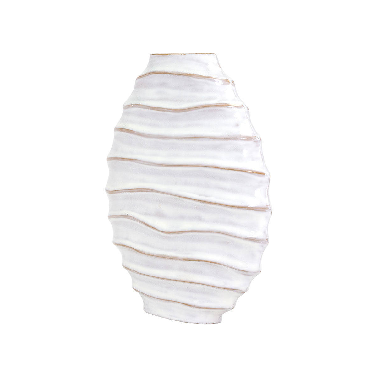 Manuella Rnd Ribbed Vase Lg