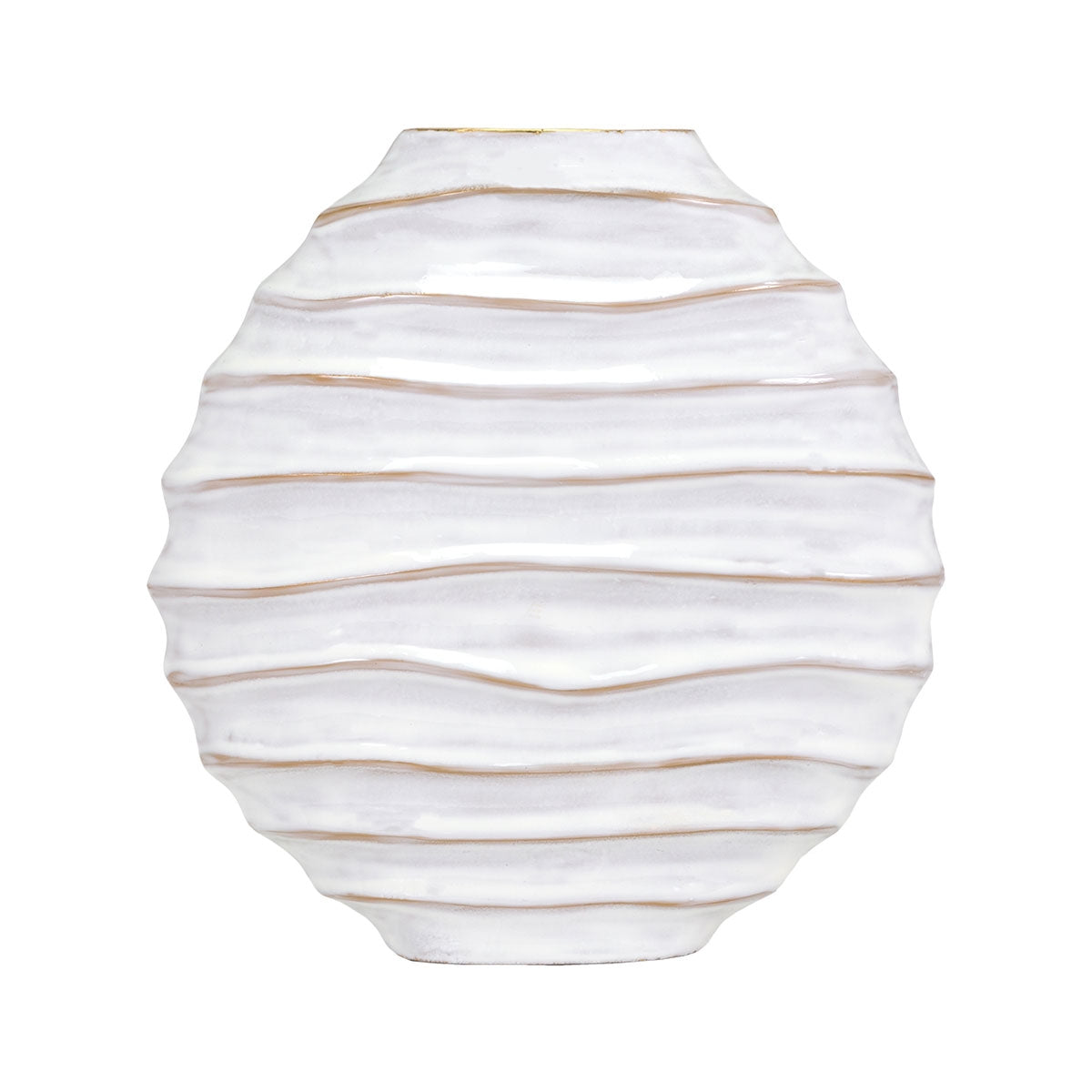 Manuella Rnd Ribbed Vase Lg