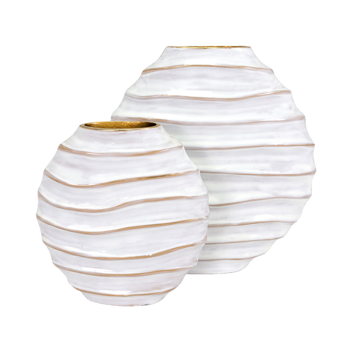 Manuella Rnd Ribbed Vase Sm