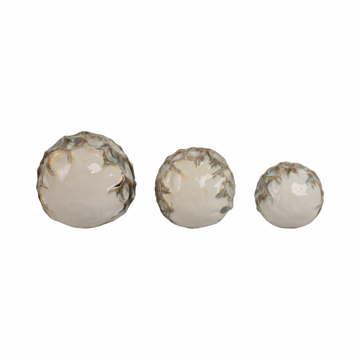 S 3 Decorah Ceramic Deco Spheres