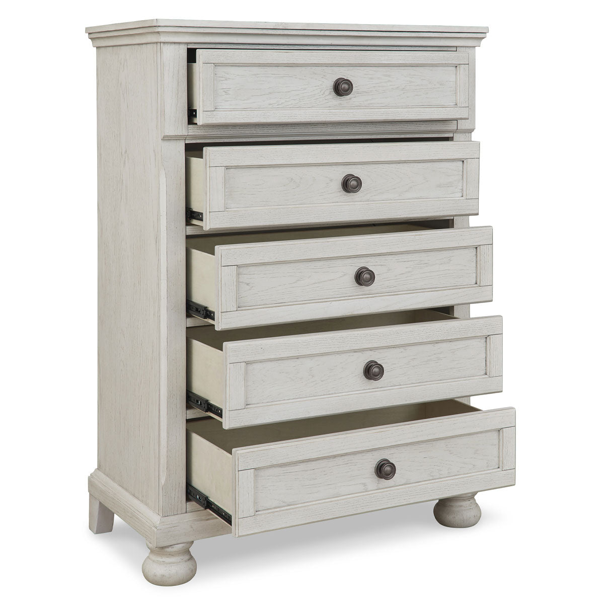 KENLEY WHT SM 5 DRAWER CHEST