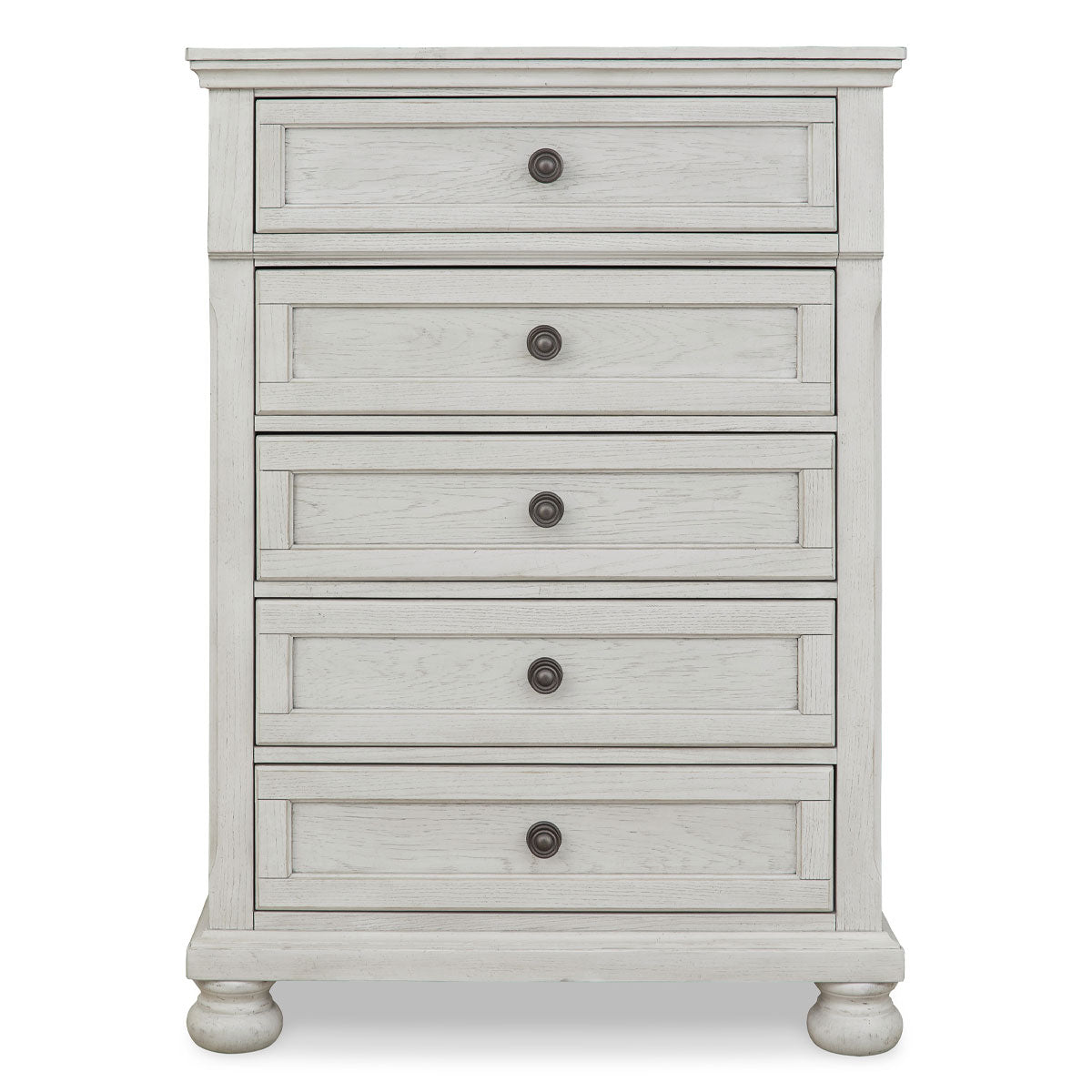 KENLEY WHT SM 5 DRAWER CHEST