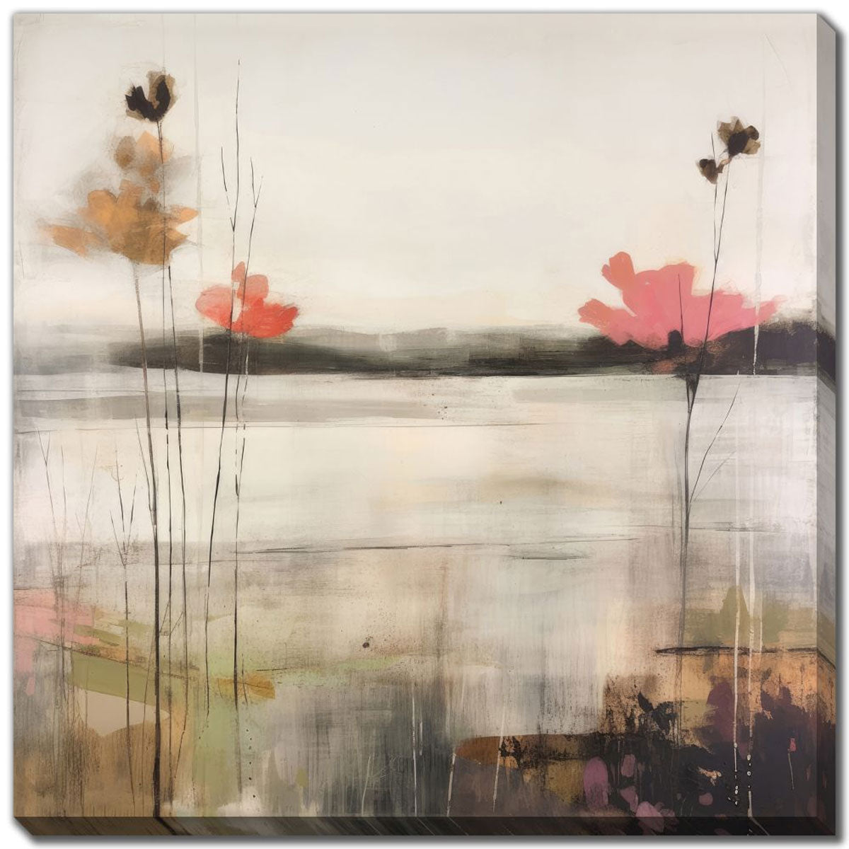 FLOWERY MEADS II CANVAS ART