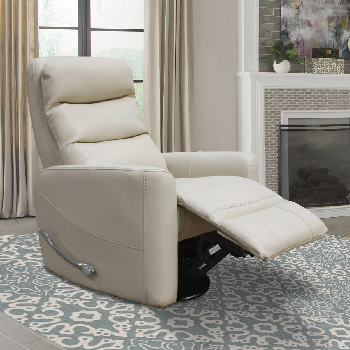Hercules Oyster Swivel Glider Recliner