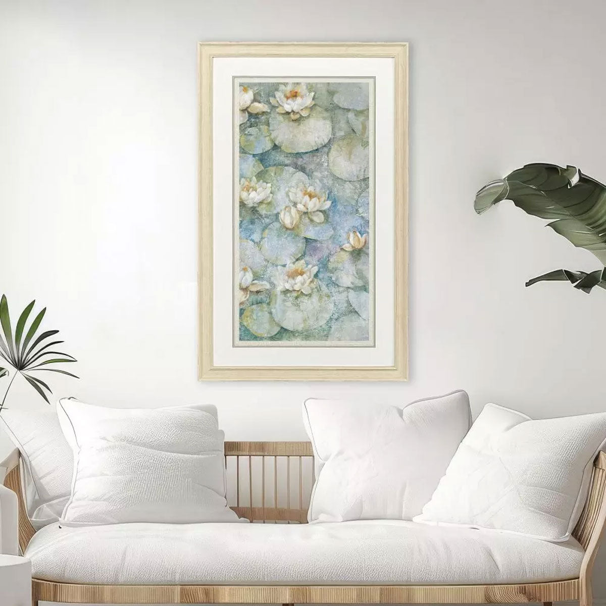 WATERLILIES II FRAMED ART