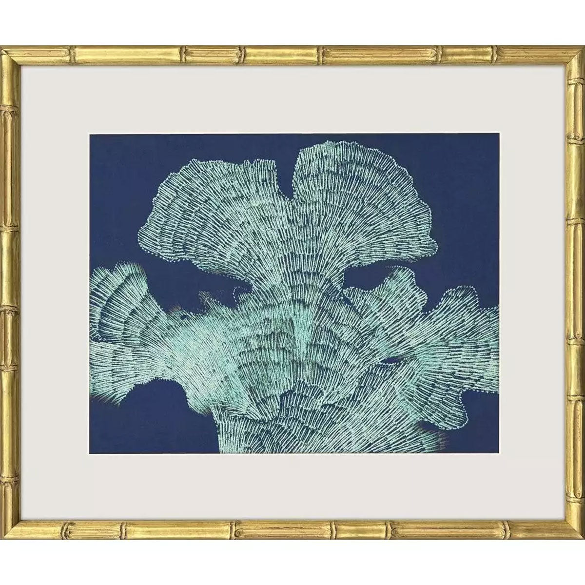 S/4 SEA GARDEN BL/GRN PRINTS