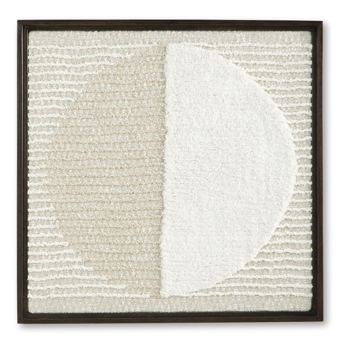 BACHARD TAN/WHT WALL ART