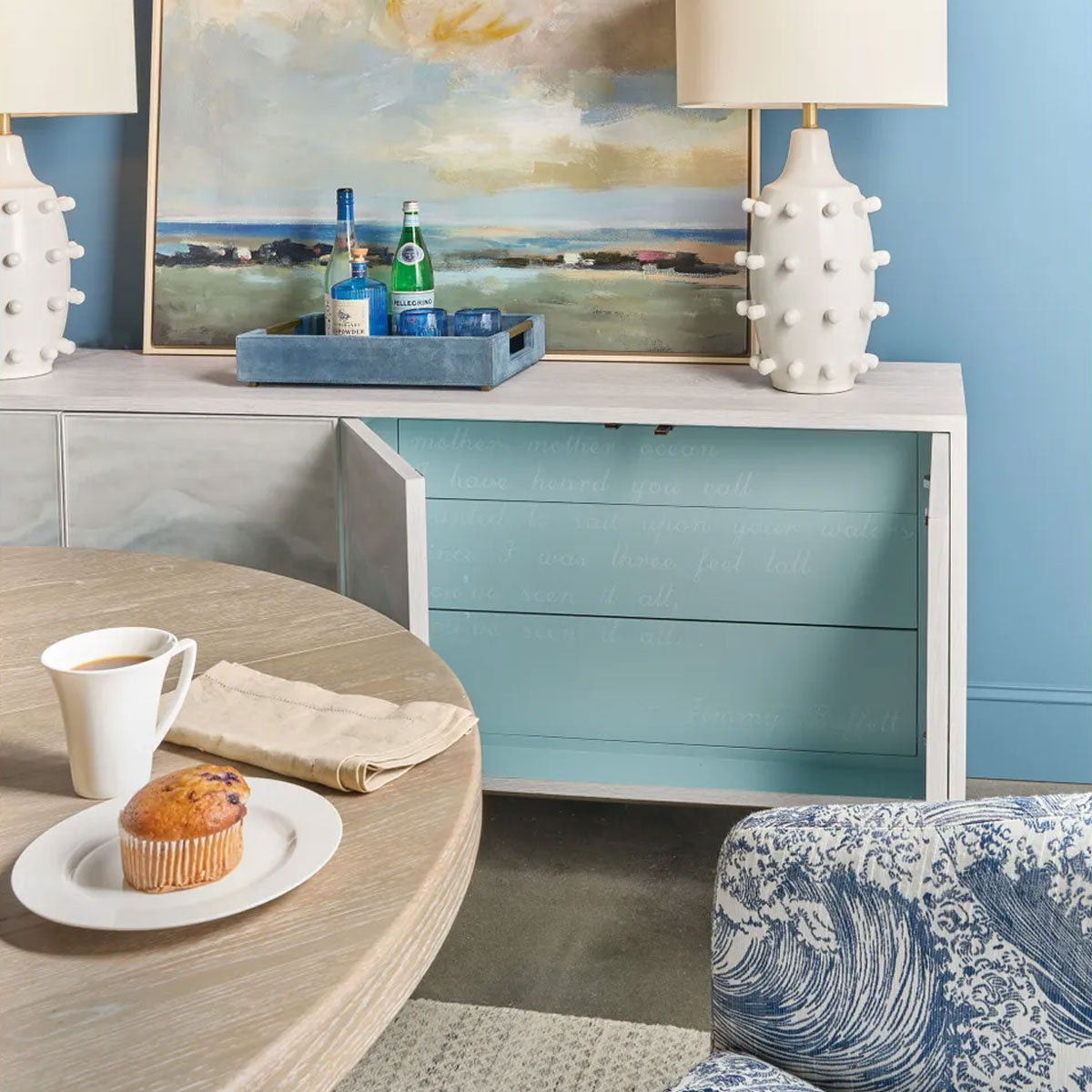 BUBBLES UP CREDENZA