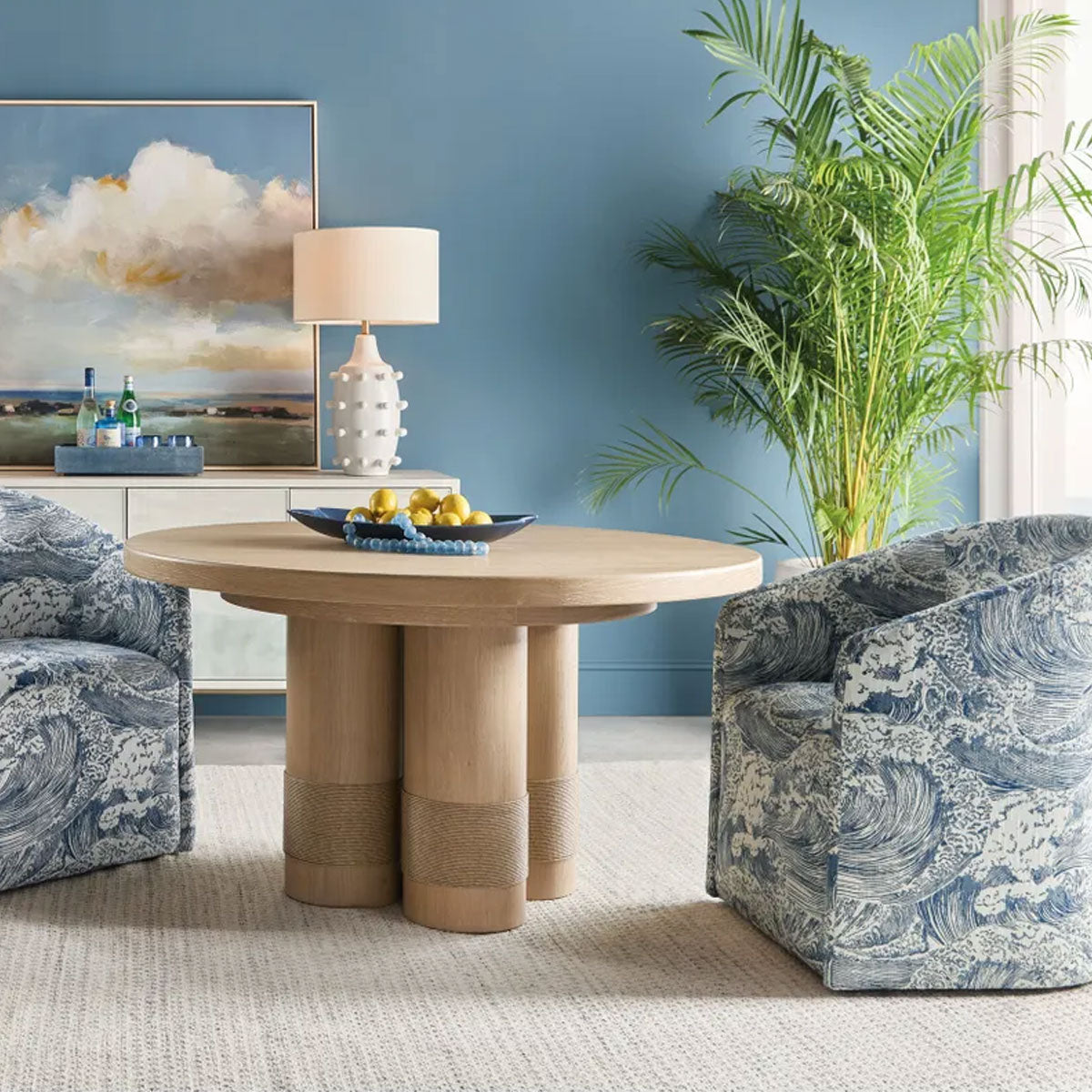 MISSION BAY RND DINING TABLE