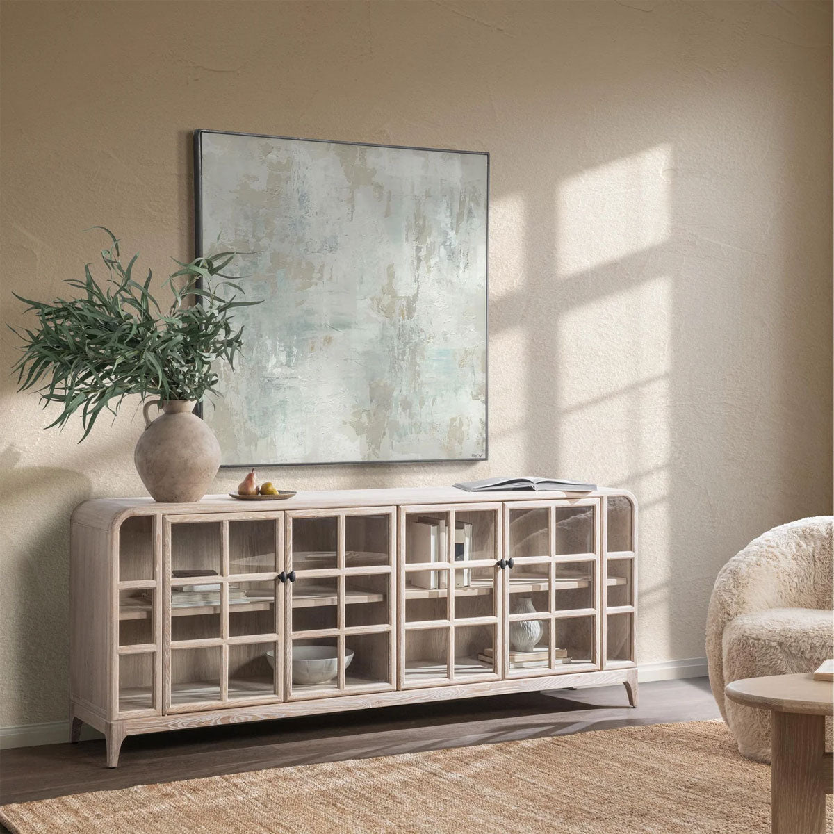 MAISON 4DR CABINET COASTAL DRIFT