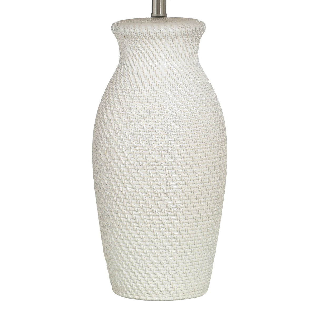 Novac Cream Textured T Lamp