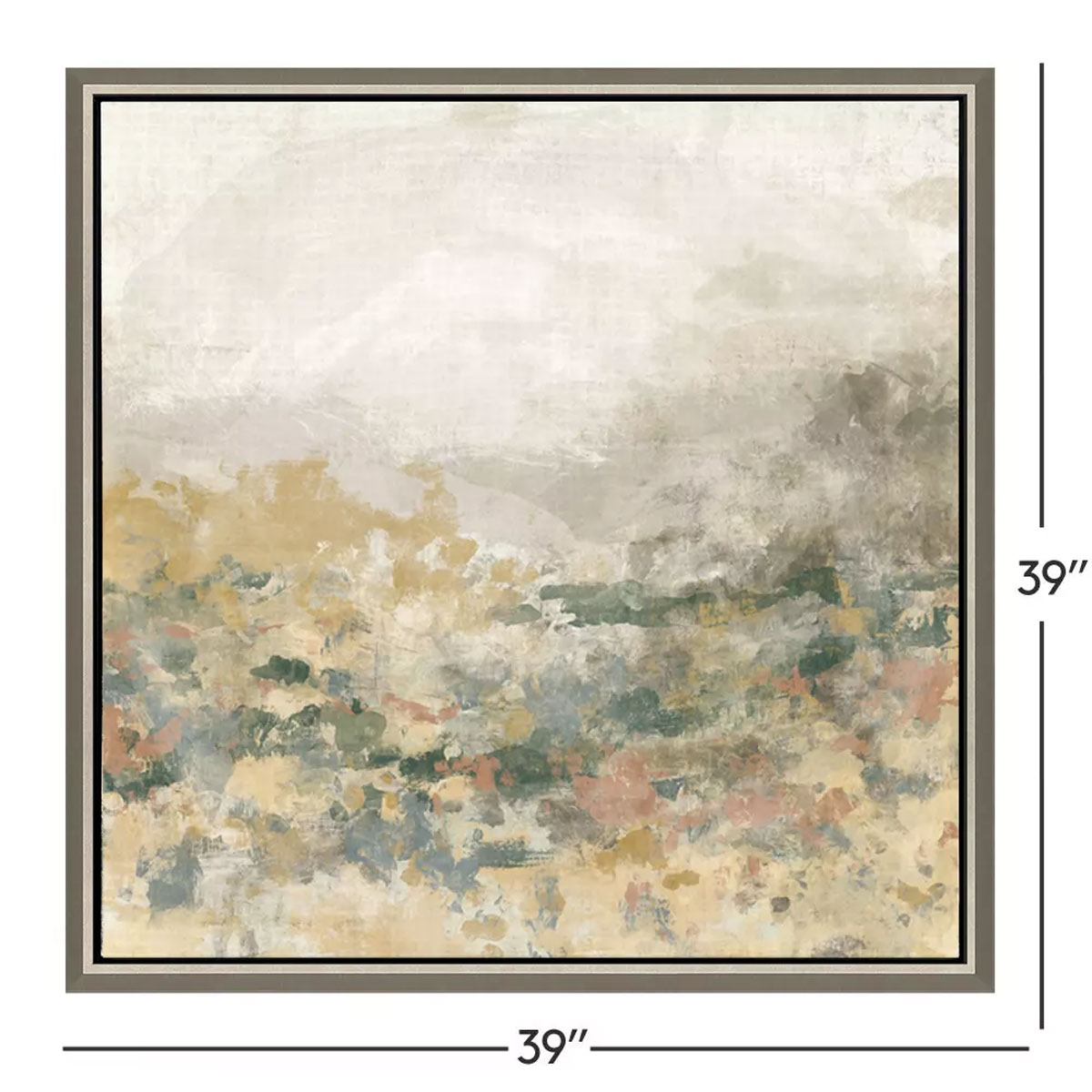 RUSTIC OCHRE MEADOW II ART