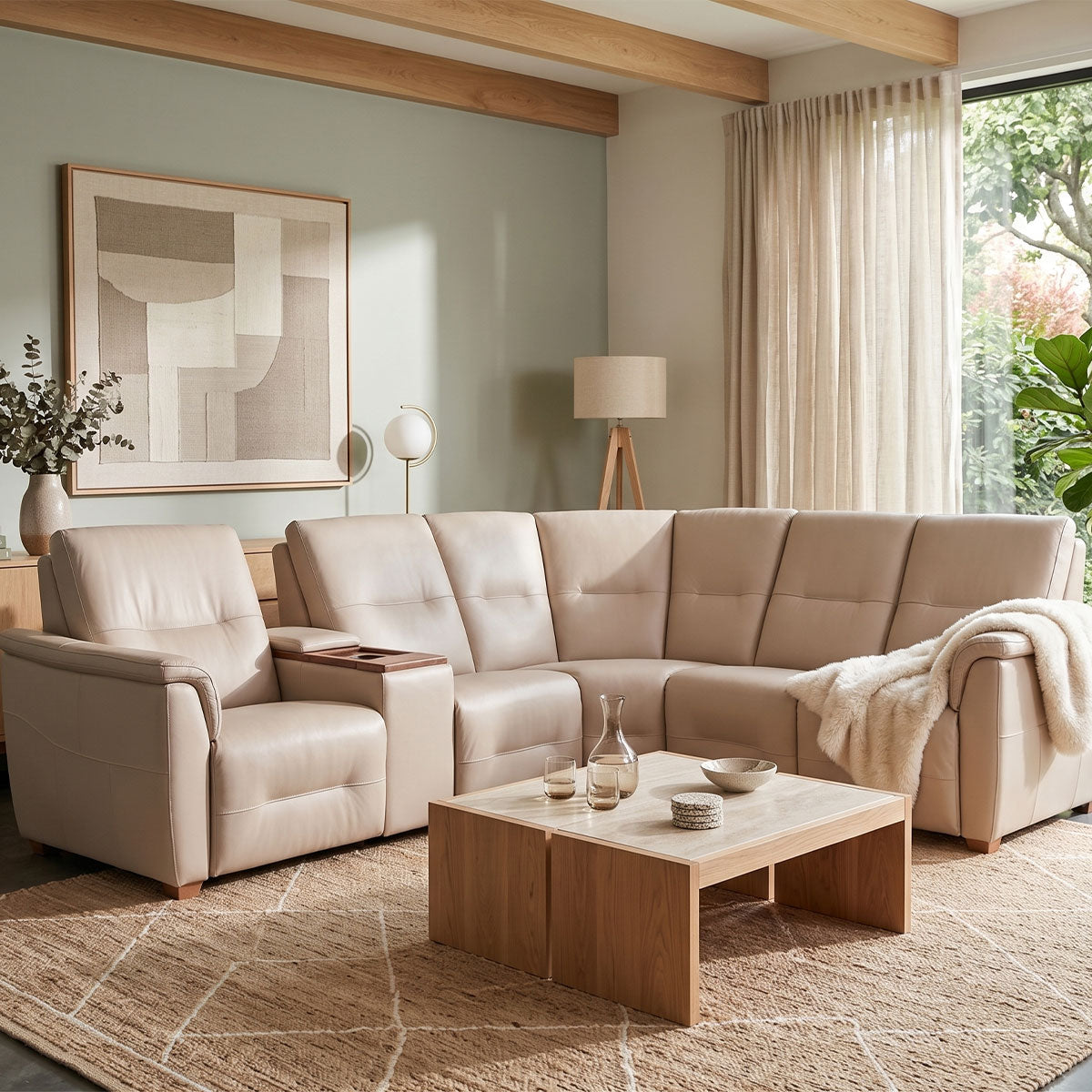 OXFORD PWR 3PC SECTIONAL