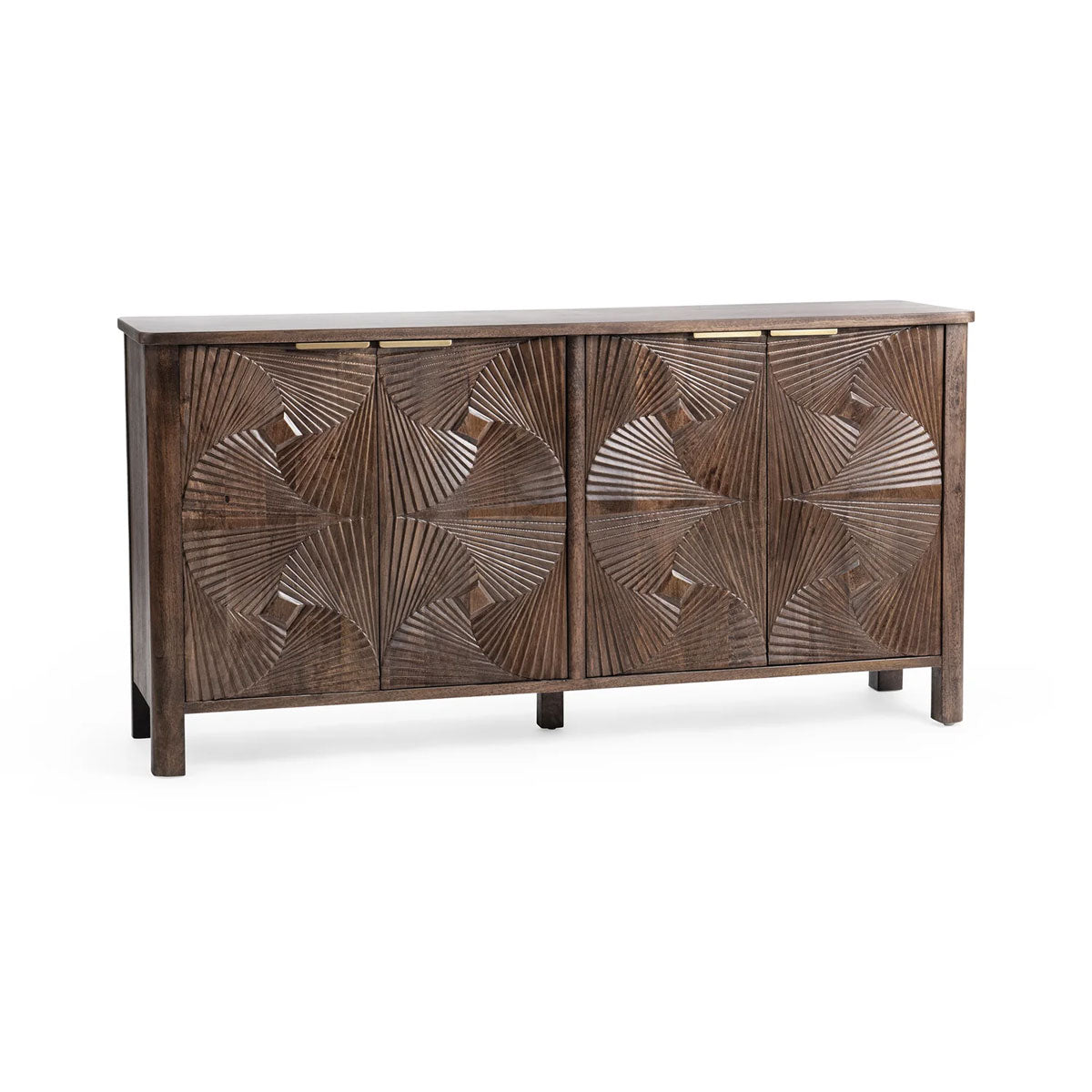 LINA 4DR CABINET KONA BRWN