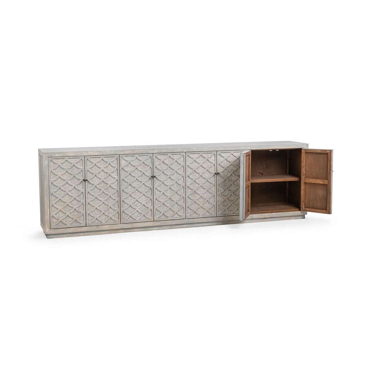 MALIBU 8DR CABINET BLUE WASH