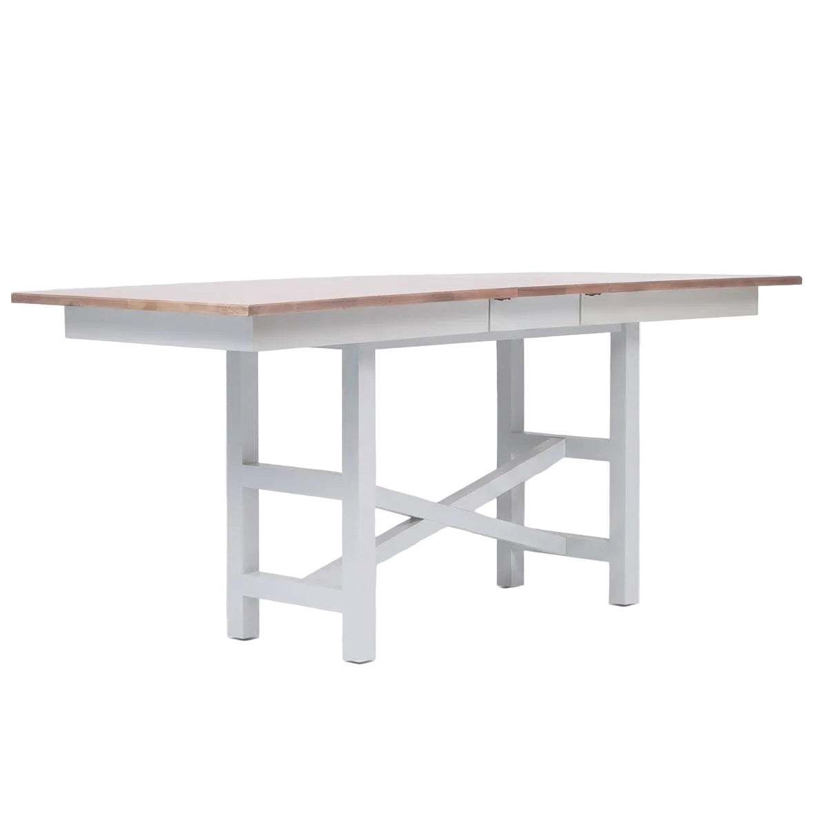 MAPLE CNT TRESTLE TBLE IN FAWN