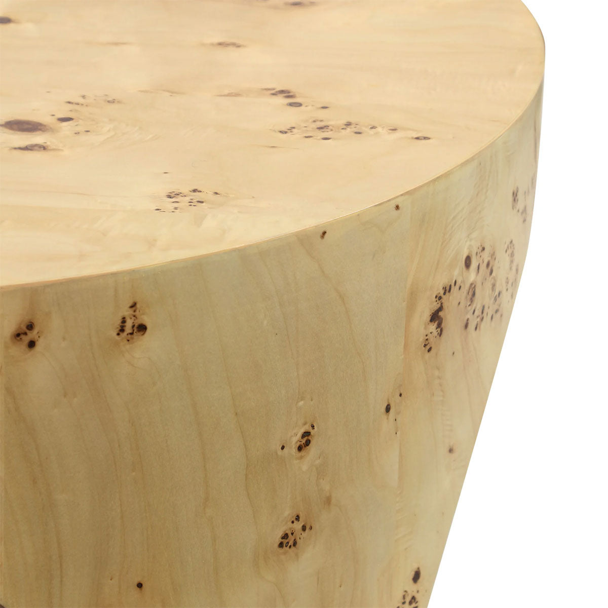 BURLWOOD RND COFFEE TABLE