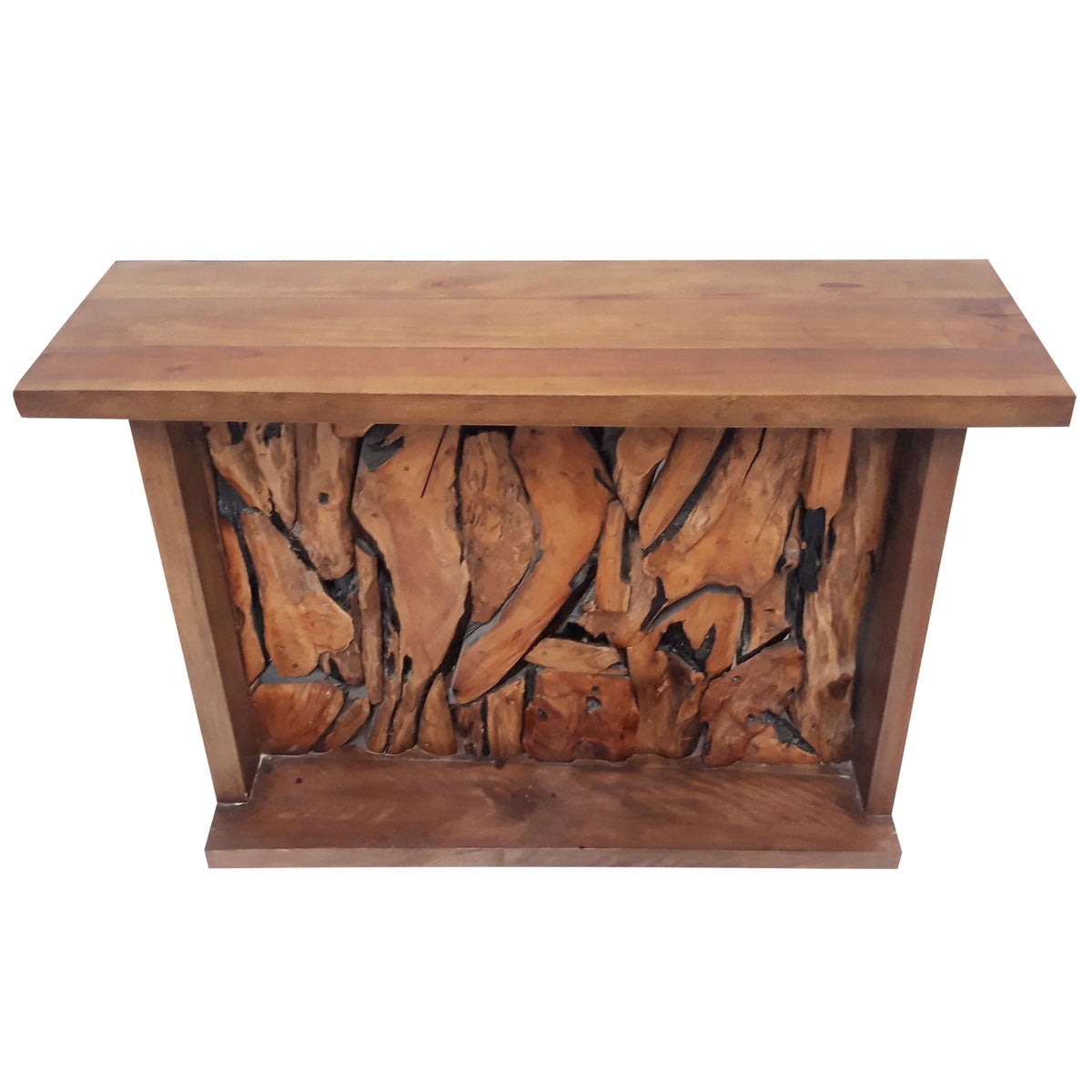 TEAK BAR MAHOGANY CONSOLE