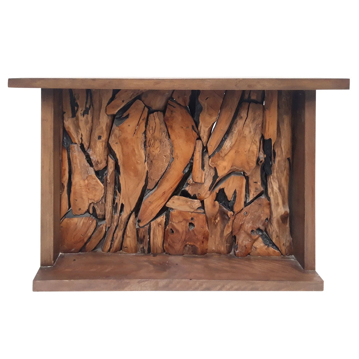 TEAK BAR MAHOGANY CONSOLE