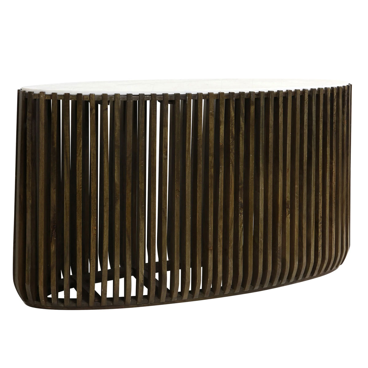 OVAL CONSOLE TABLE