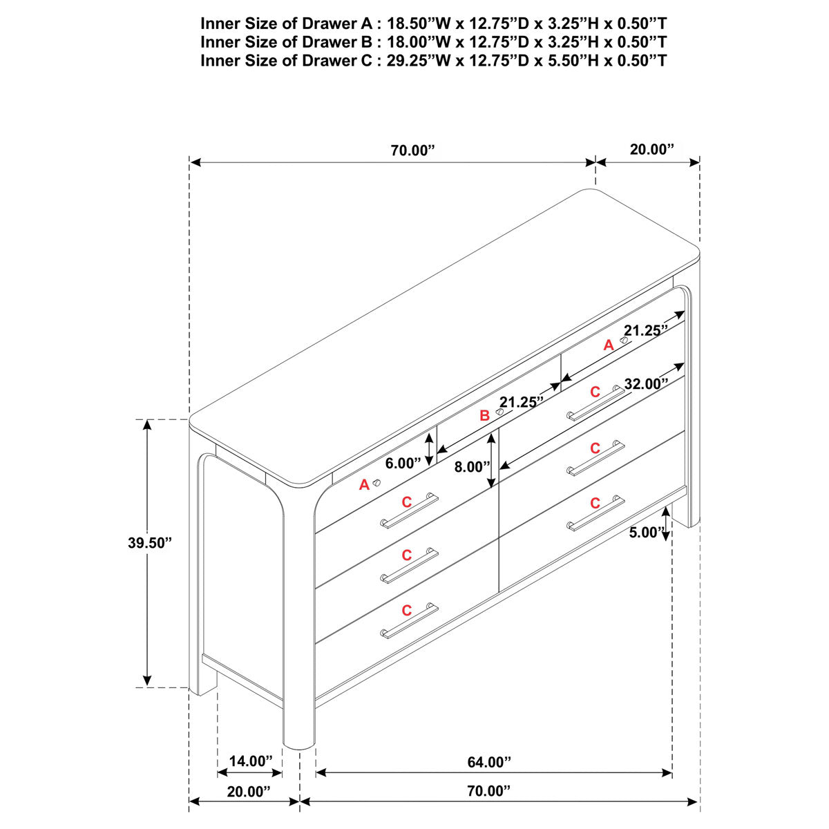 SOLANO DRESSER