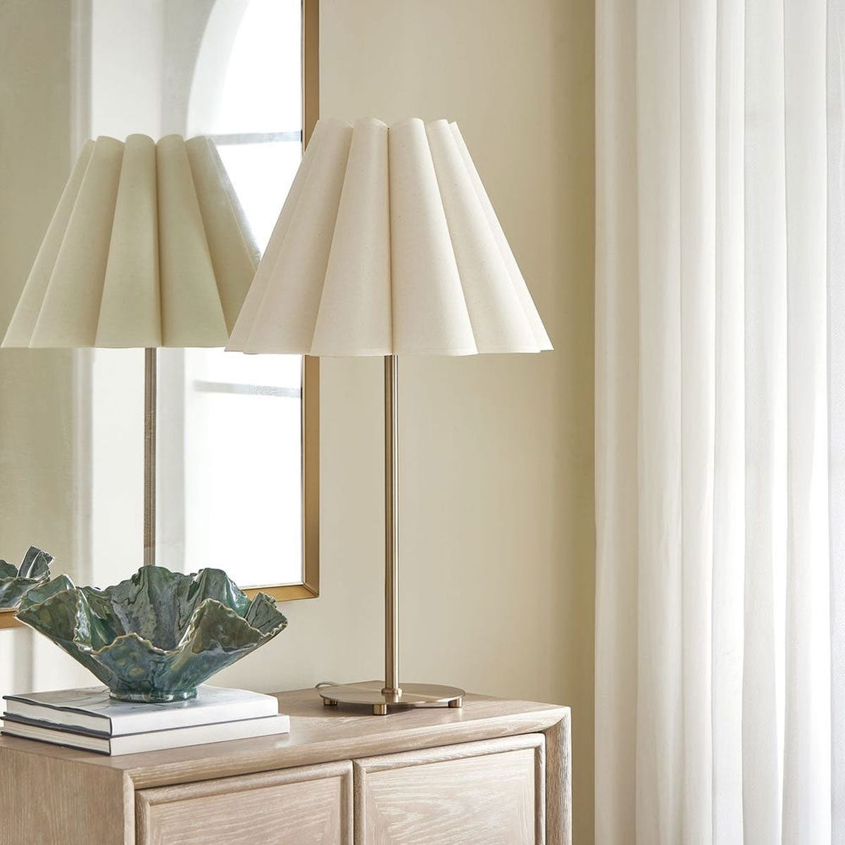 Lilabet Gold/fluted Shade Tl