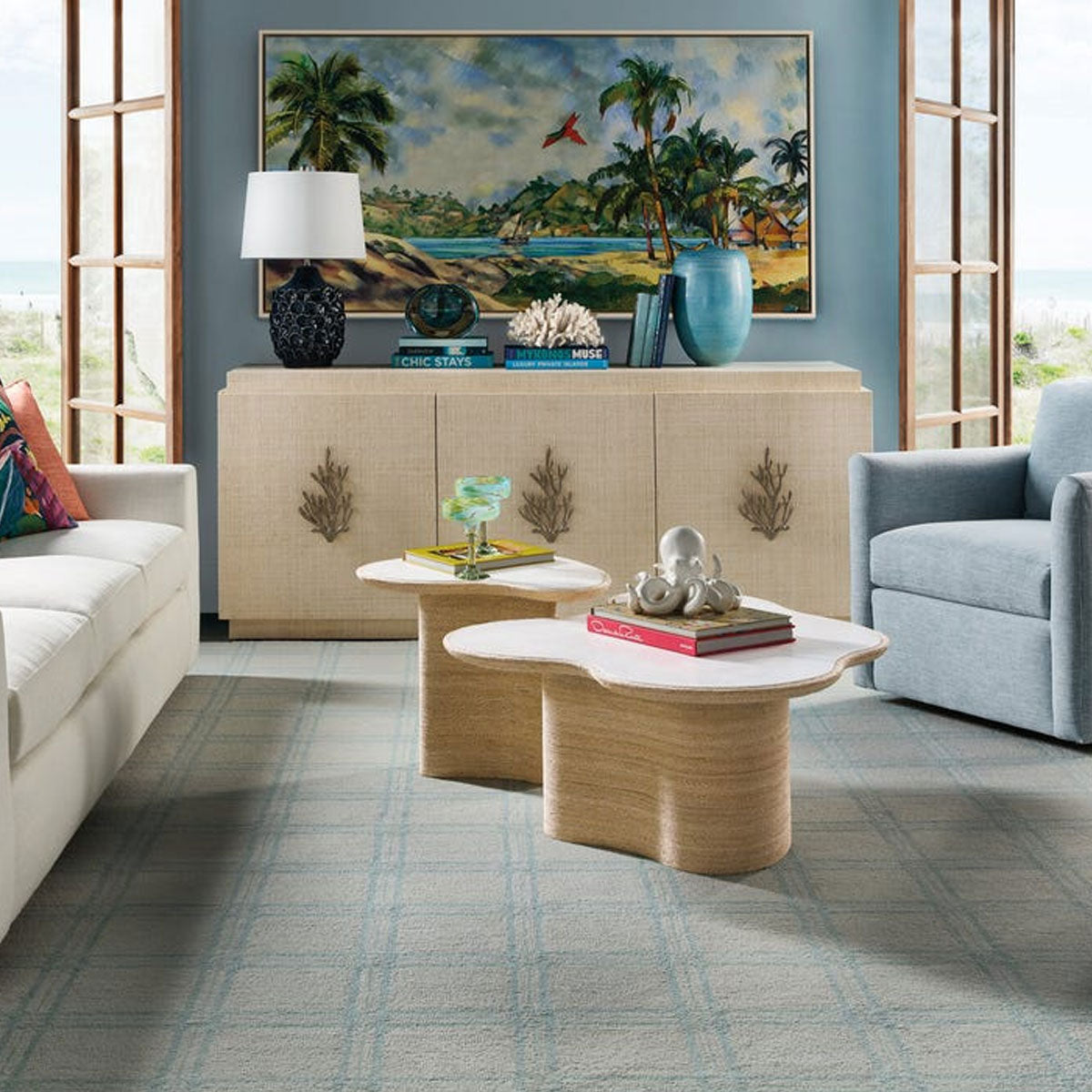 SALT RIM LOW BUNCHING TABLE