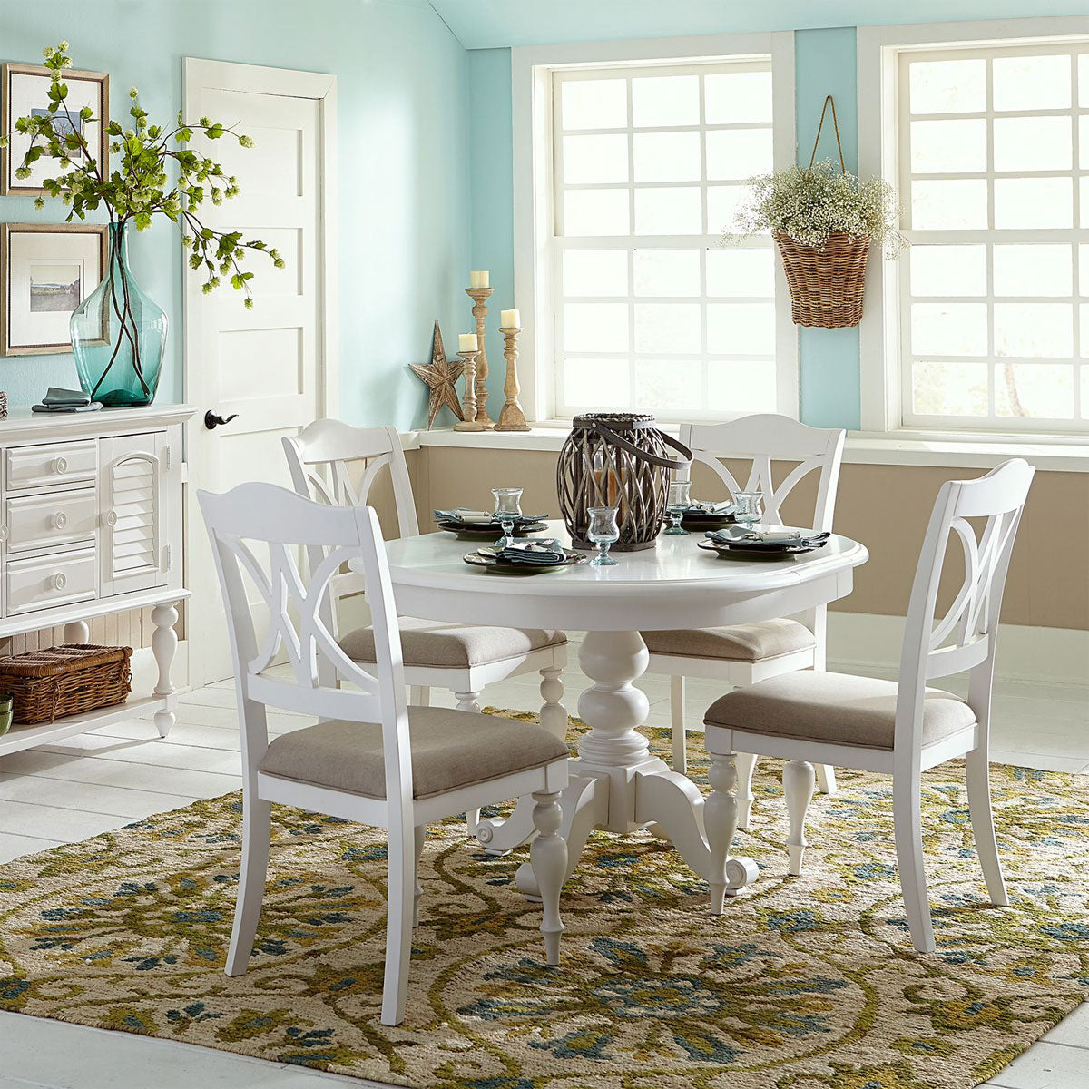 SUMMER HOUSE RND PED DINE TBL