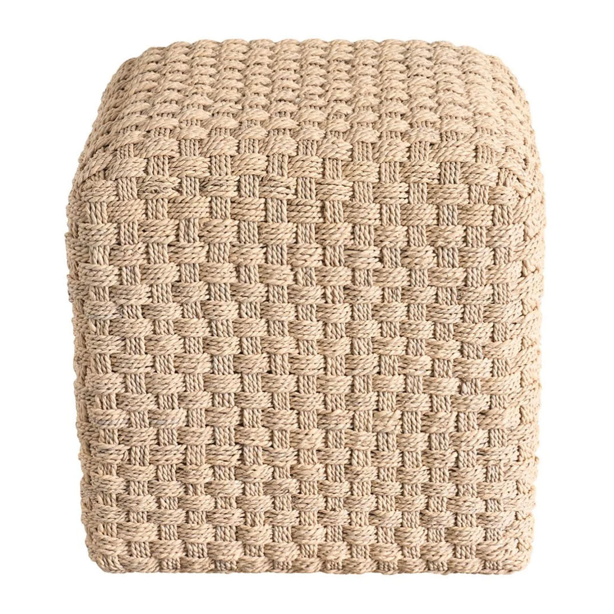BIRCHAVEN WOVEN POUF