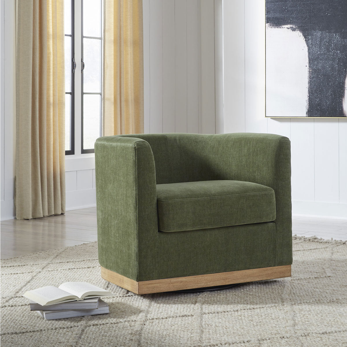 JERSONLOW SWIVEL ACCENT CHAIR