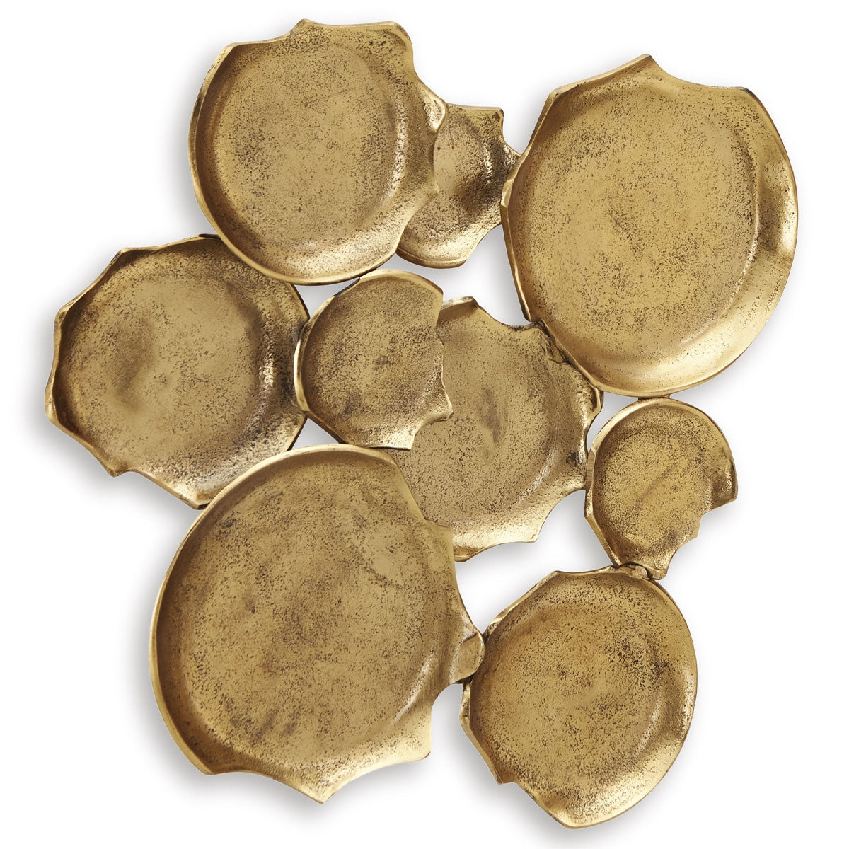 GAGETON GOLD MTL CIRCLE ART