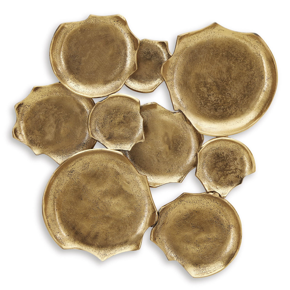 GAGETON GOLD MTL CIRCLE ART