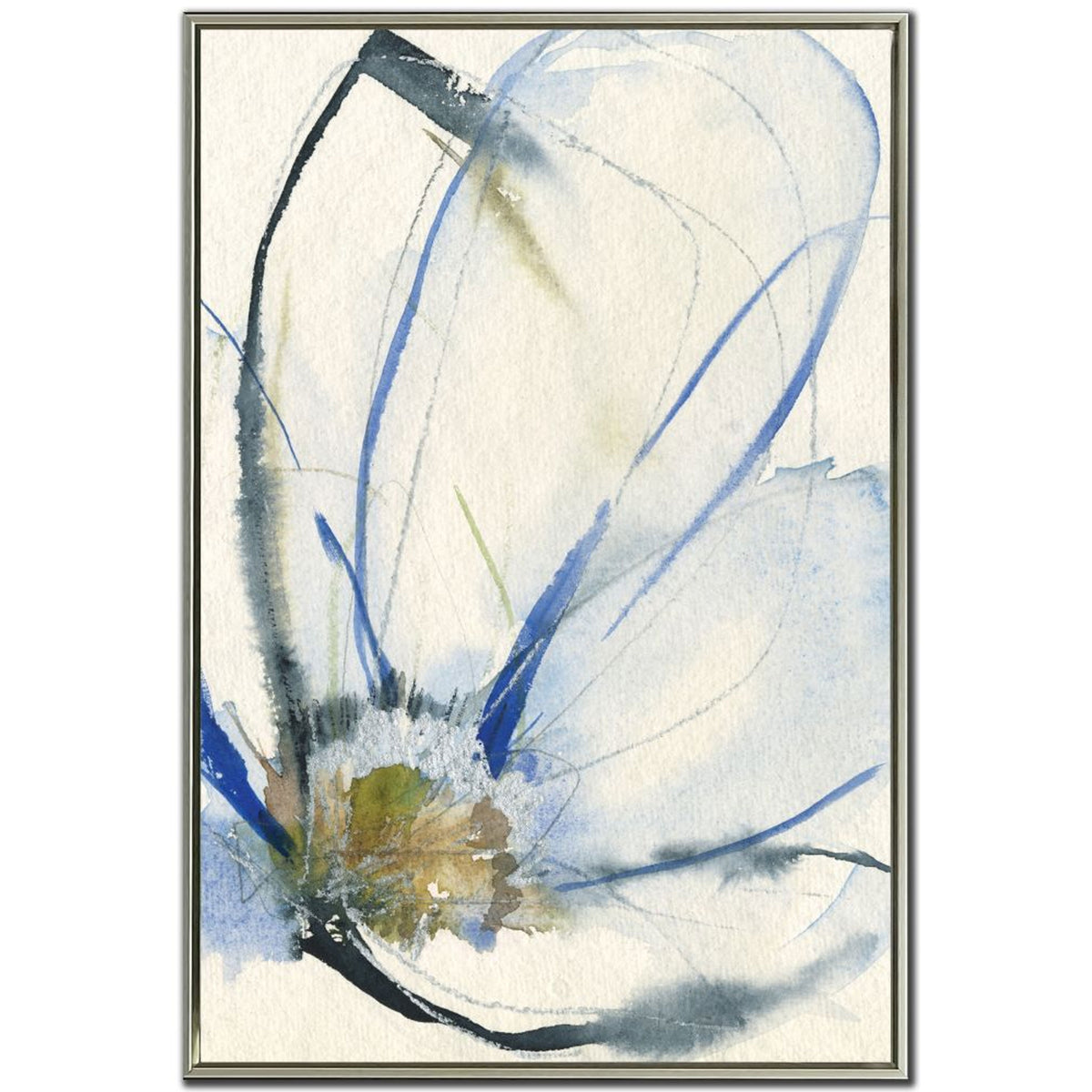 COBALT & PAYNES PETALS II ART