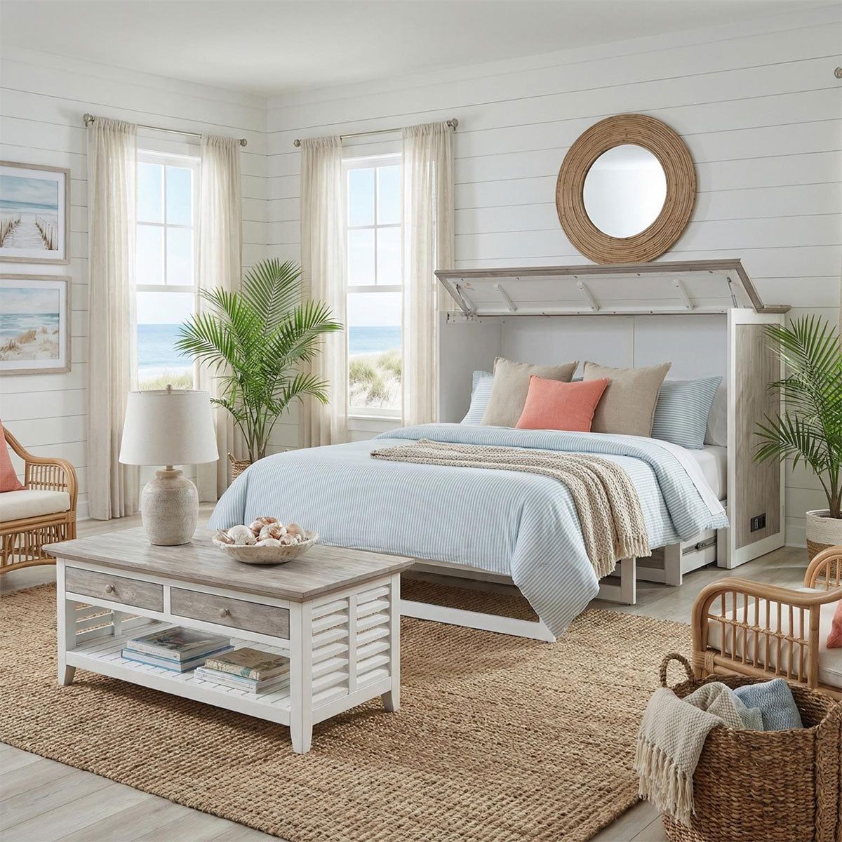 Islamorada Cabinet Bed With Matt
