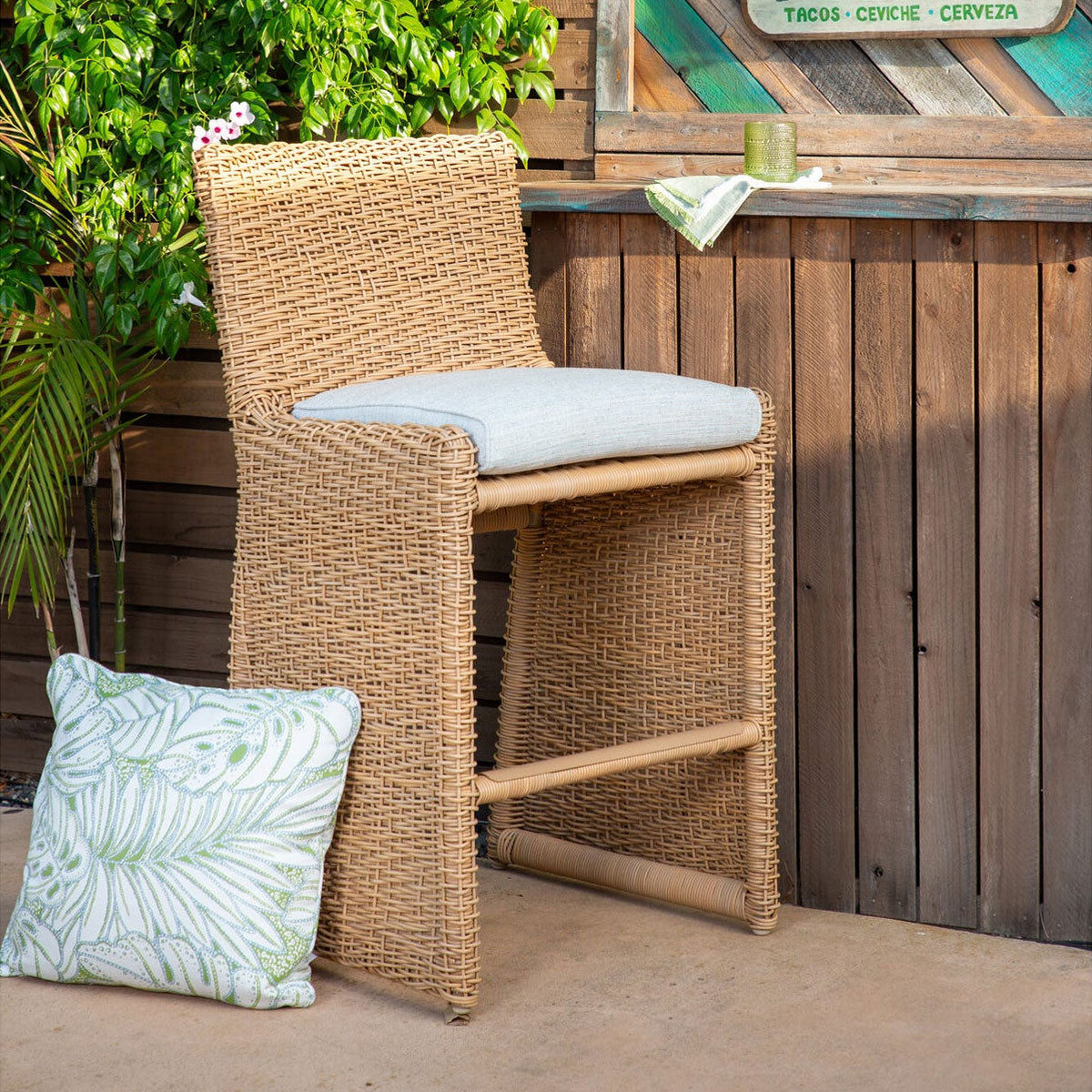 SOMERSET BARSTOOL IN POROS DUN