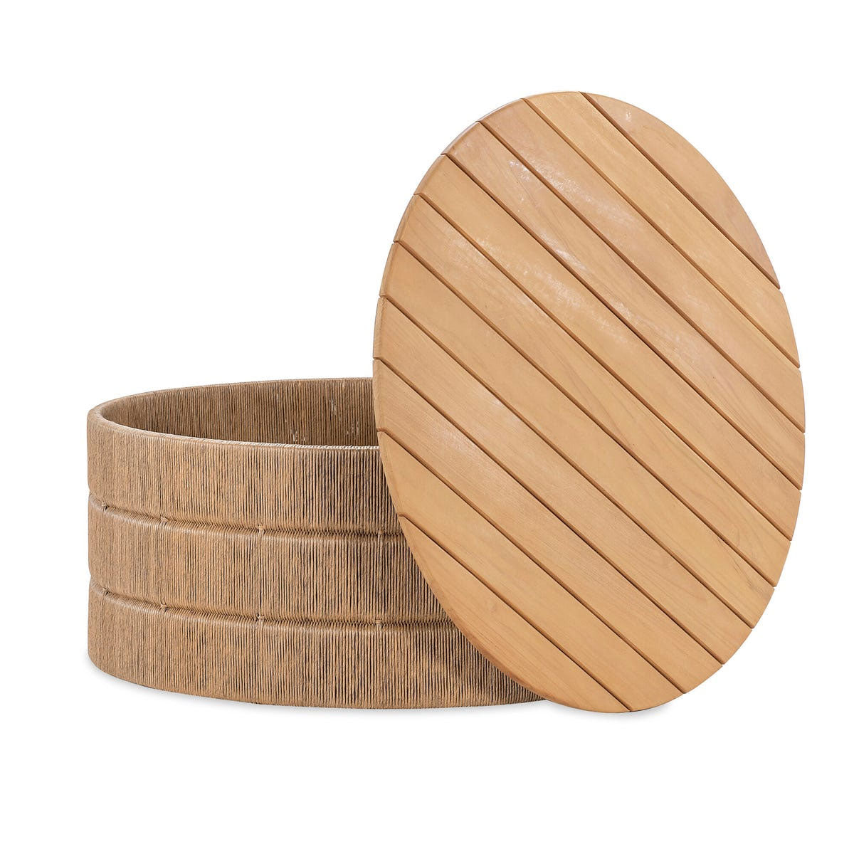 AVALON WICKER STORAGE COFFEE T