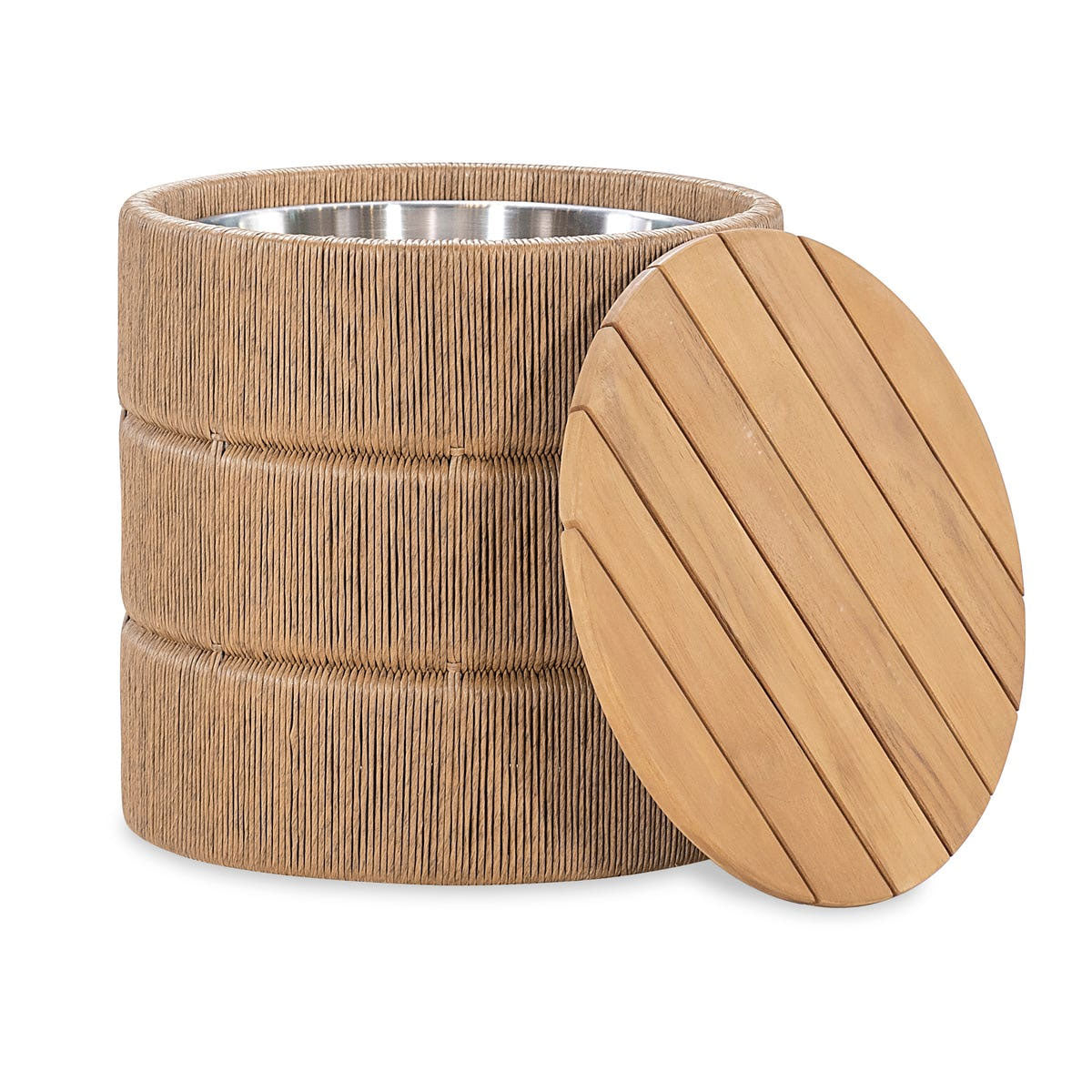 AVALON WICKER STORAGE END TABL