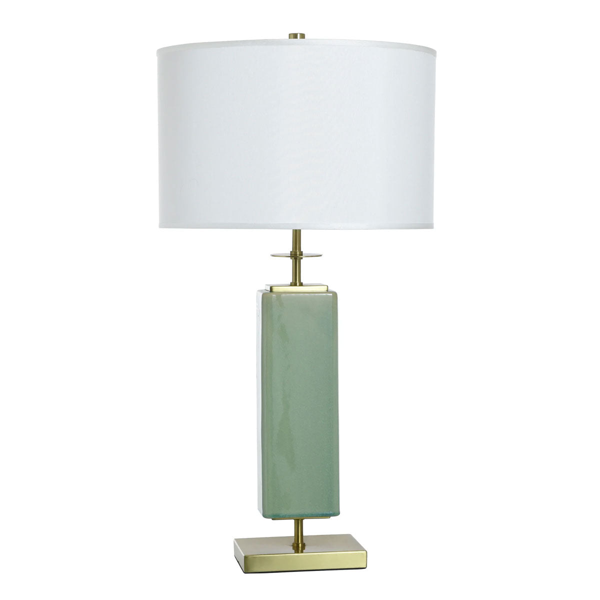 Melon Grn Crkl Glass Tl