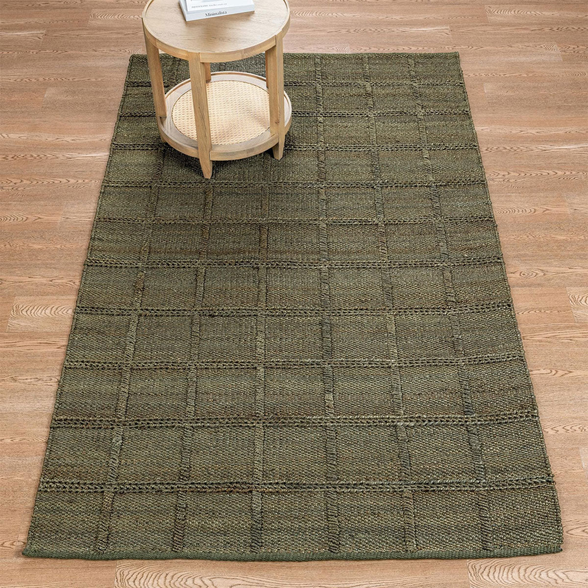 ABERDEEN OLIVE JUTE 8X10 RUG