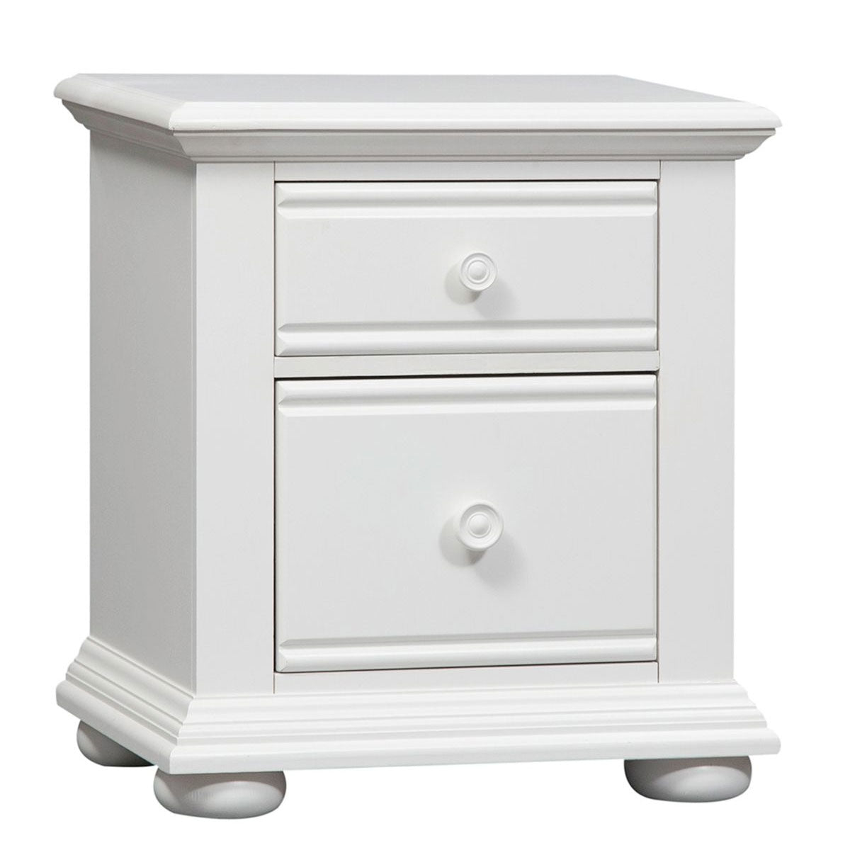 Summer House White 2 Drawer Night