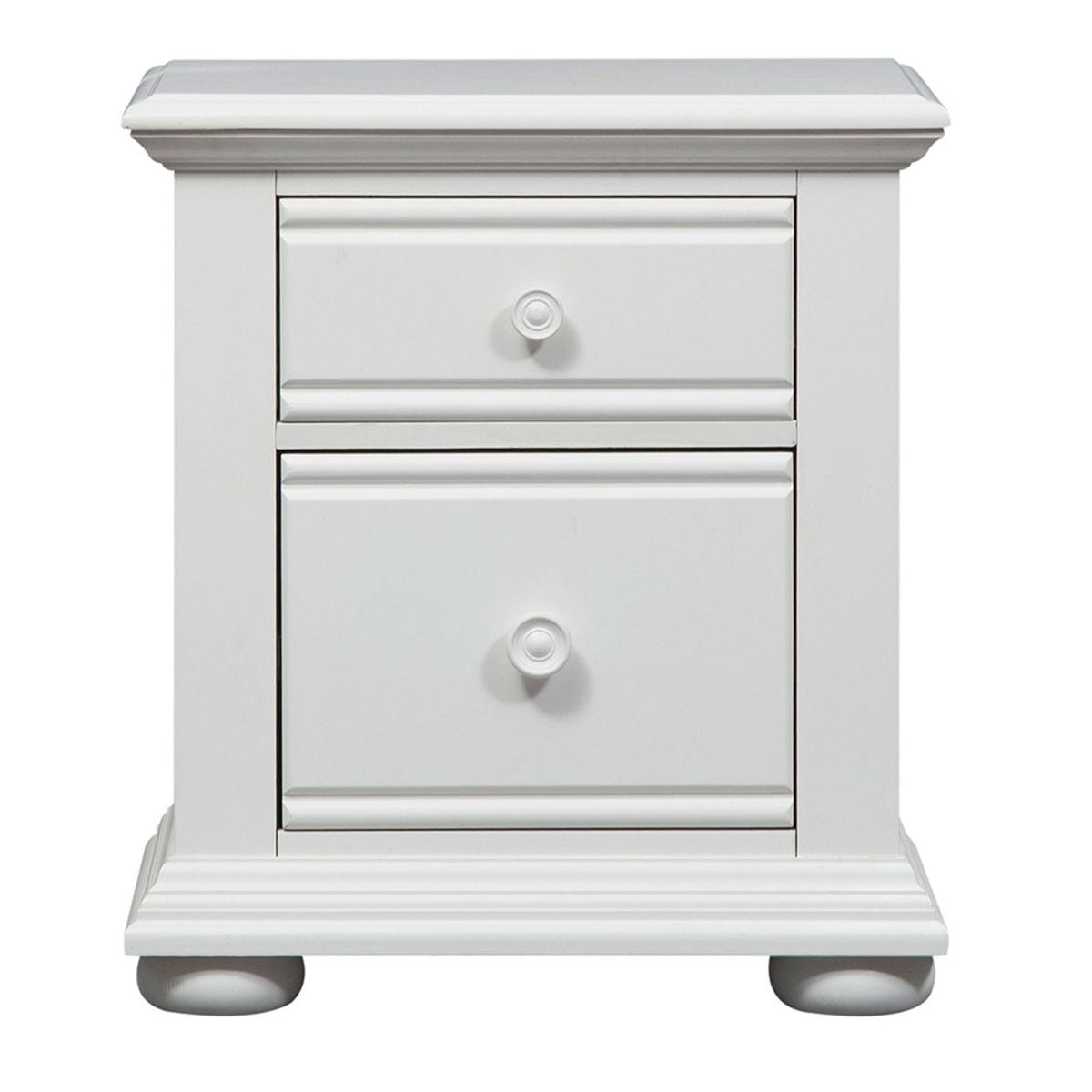 Summer House White 2 Drawer Night