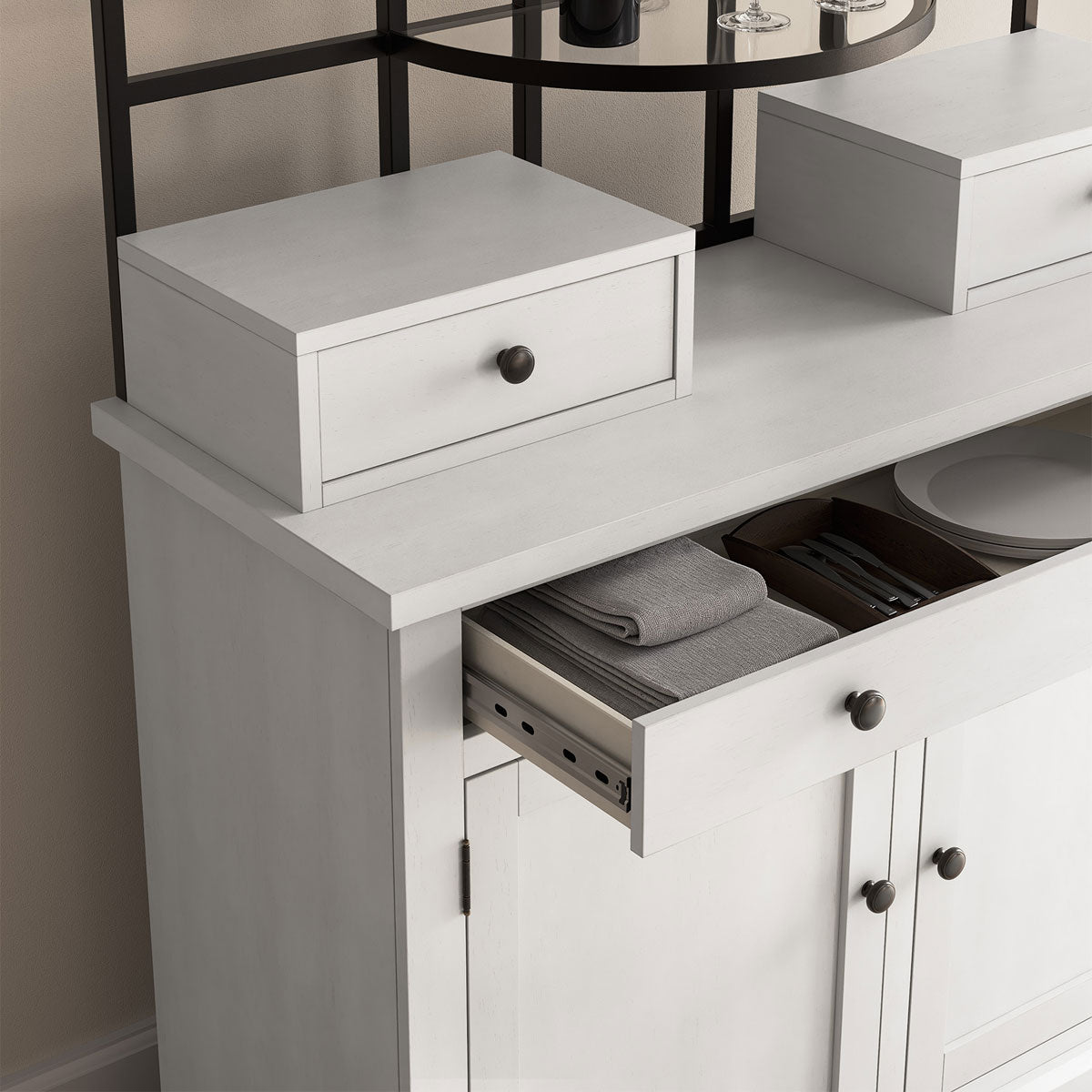 GREDDINTON 2PC BAKERS RACK