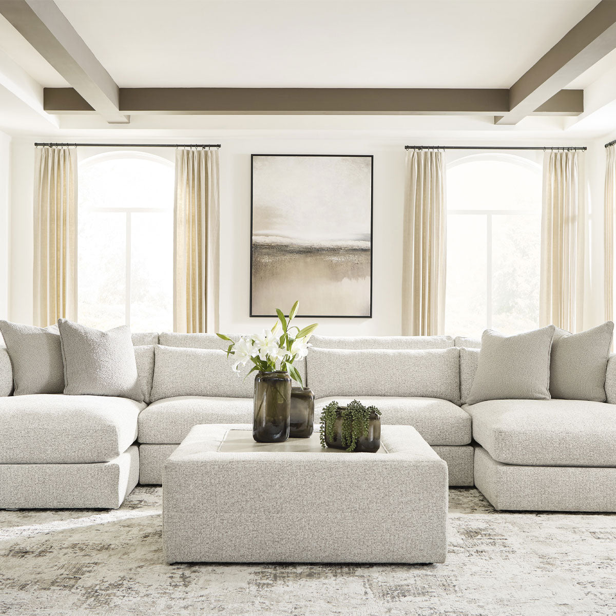 ASHBOURNE ACCENT OTTOMAN