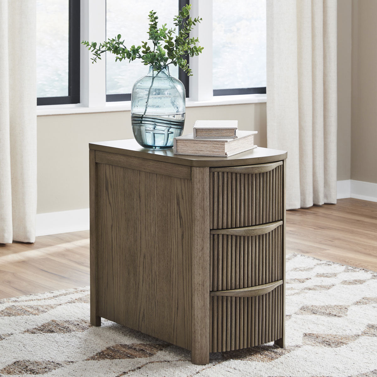 CAMDILL LIGHT BROWN CHAIRSIDE